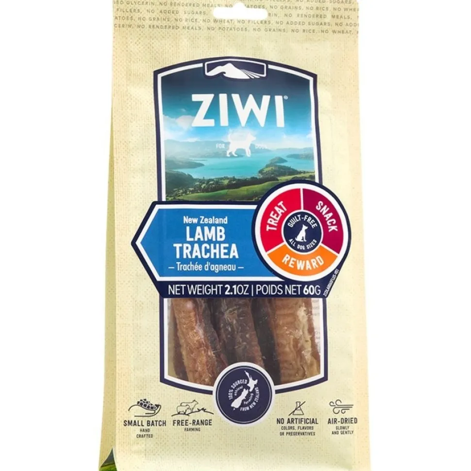 Ziwi Air Dried Dog Treats Lamb Trachea 2.1-oz