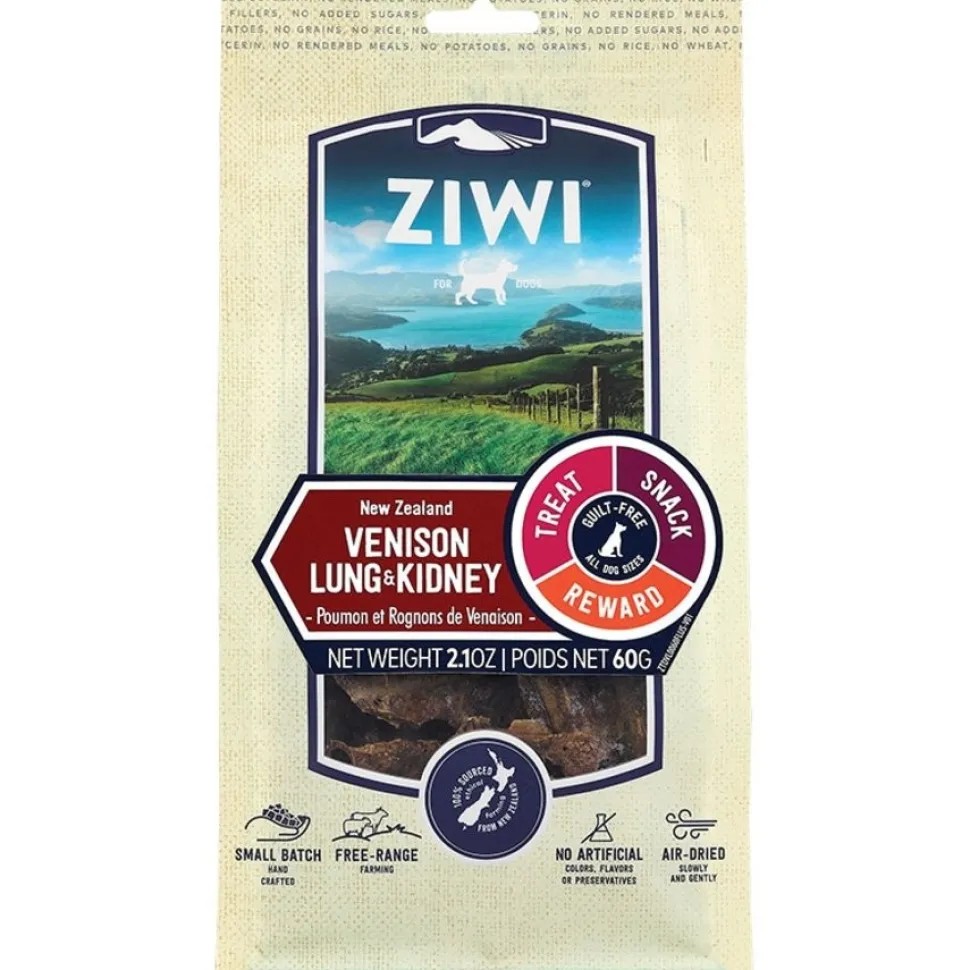 Ziwi Air Dried Dog Treats Venison Lung & Kidney 2.1-oz