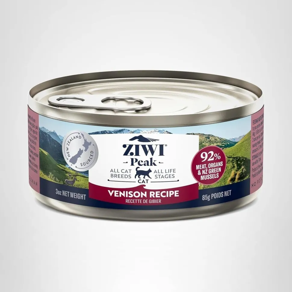 ZIWI Peak Canned Wet Cat Food Venison 3-oz