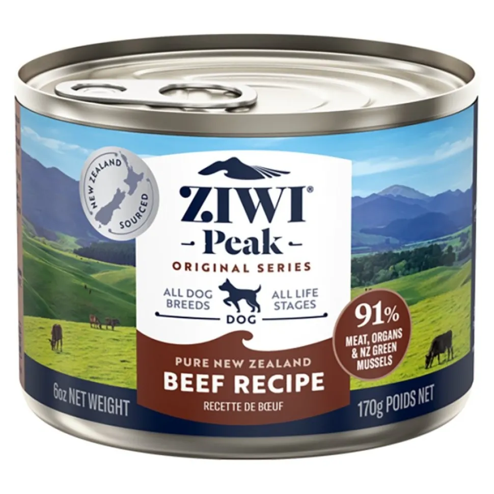 ZIWI Peak Canned Wet Dog Food Beef 6-oz