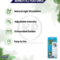 Zoo Med AquaSun Aquarium Controller Timer & Power Strip White