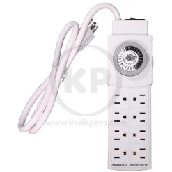 Zoo Med AquaSun Aquarium Controller Timer & Power Strip White