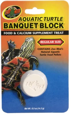 Zoo Med Aquatic Turtle Banquet Block Regular