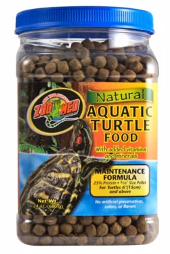 Zoo Med Aquatic Turtle Food Maintenance Formula Dry Food 24-oz