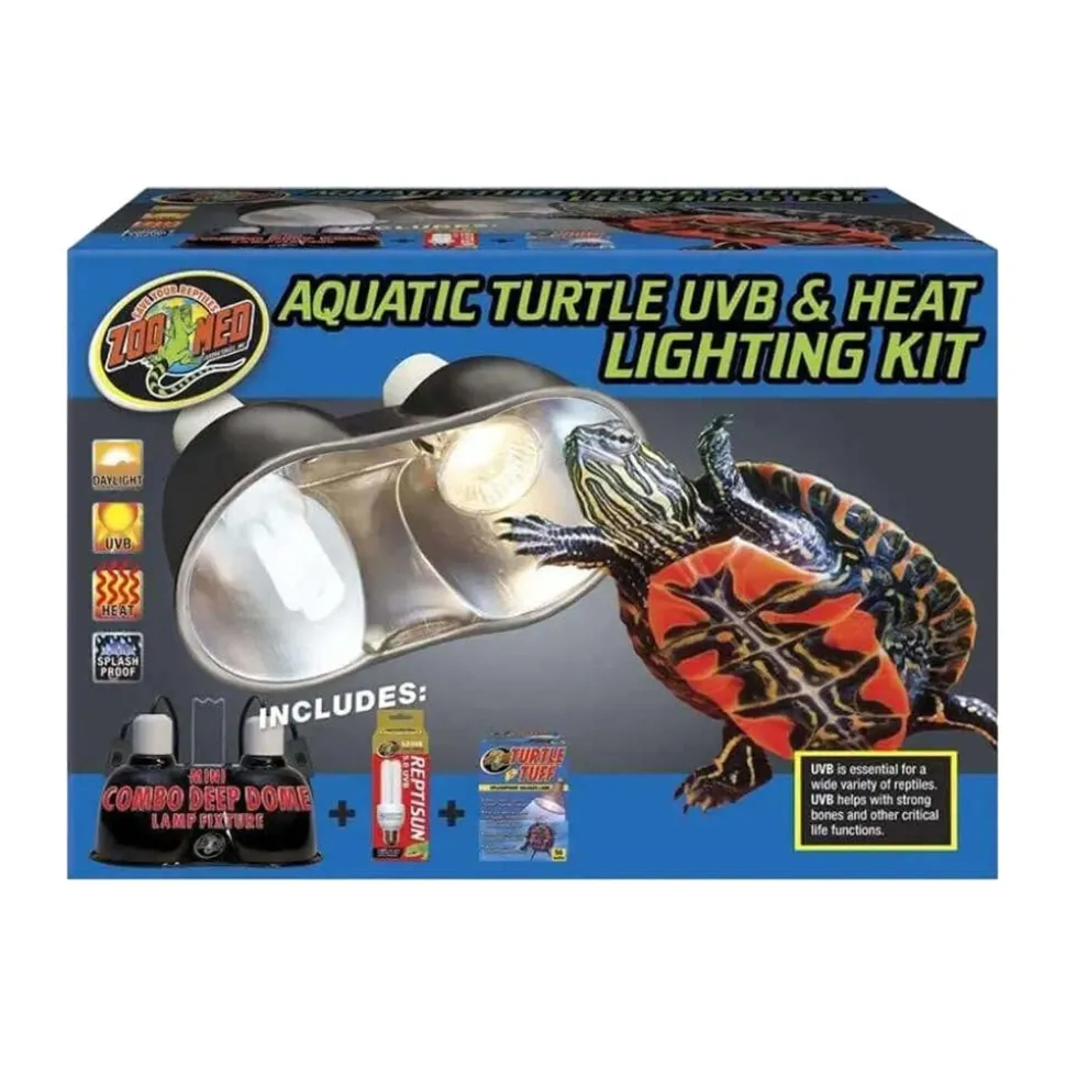 Zoo Med Aquatic Turtle UVB & Heat Lighting Kit