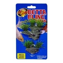 Zoo Med Betta Bling Tiered Rocks Green & Grey