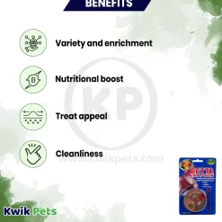 Zoo Med Betta Dial-A-Treats Freeze Dried Fish Food 0.12-oz