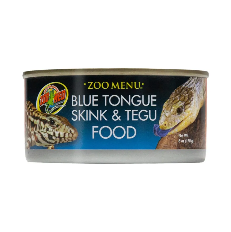 Zoo Med Blue Tongue Skink & Tegu Canned Wet Food 6-oz