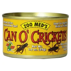 Zoo Med Can O' Adult Crickets Reptile Wet Food 1.2-oz