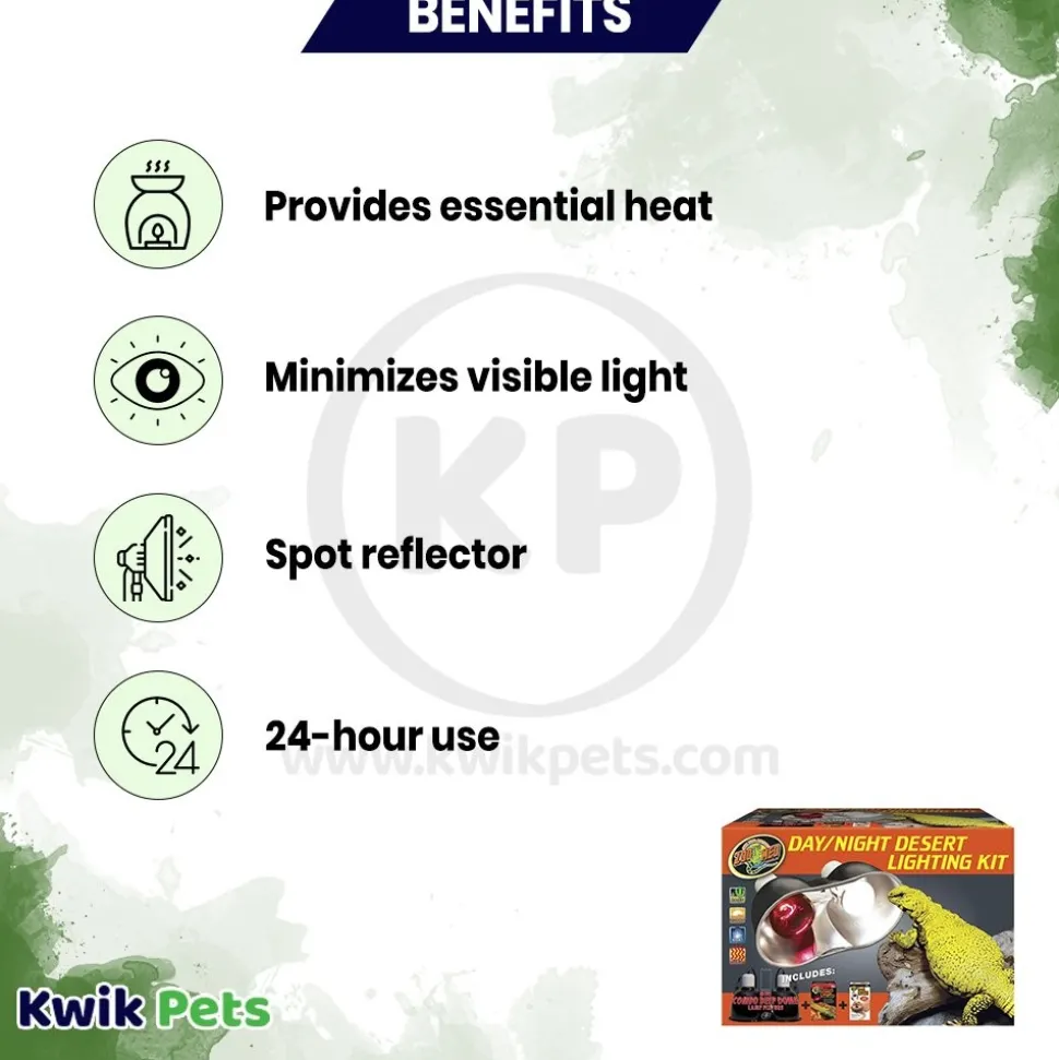 Zoo Med Day & Night Desert Lighting Kit