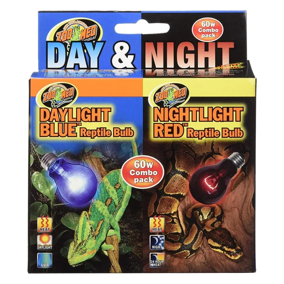 Zoo Med Day & Night Reptile Bulb Combo Pack
