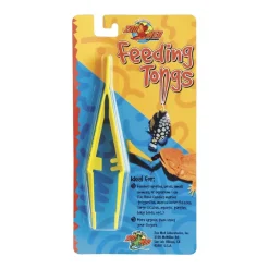 Zoo Med Deluxe High Quality Feeding Tongs Yellow 6-in