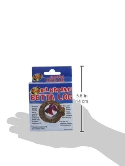 Zoo Med Floating Betta Log Aquarium Ornament Brown