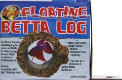 Zoo Med Floating Betta Log Aquarium Ornament Brown