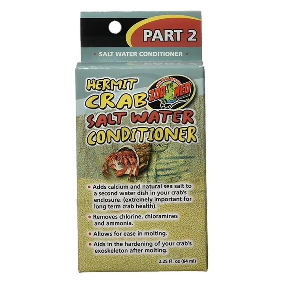 Zoo Med Hermit Crab Salt Water Conditioner 2.25-oz