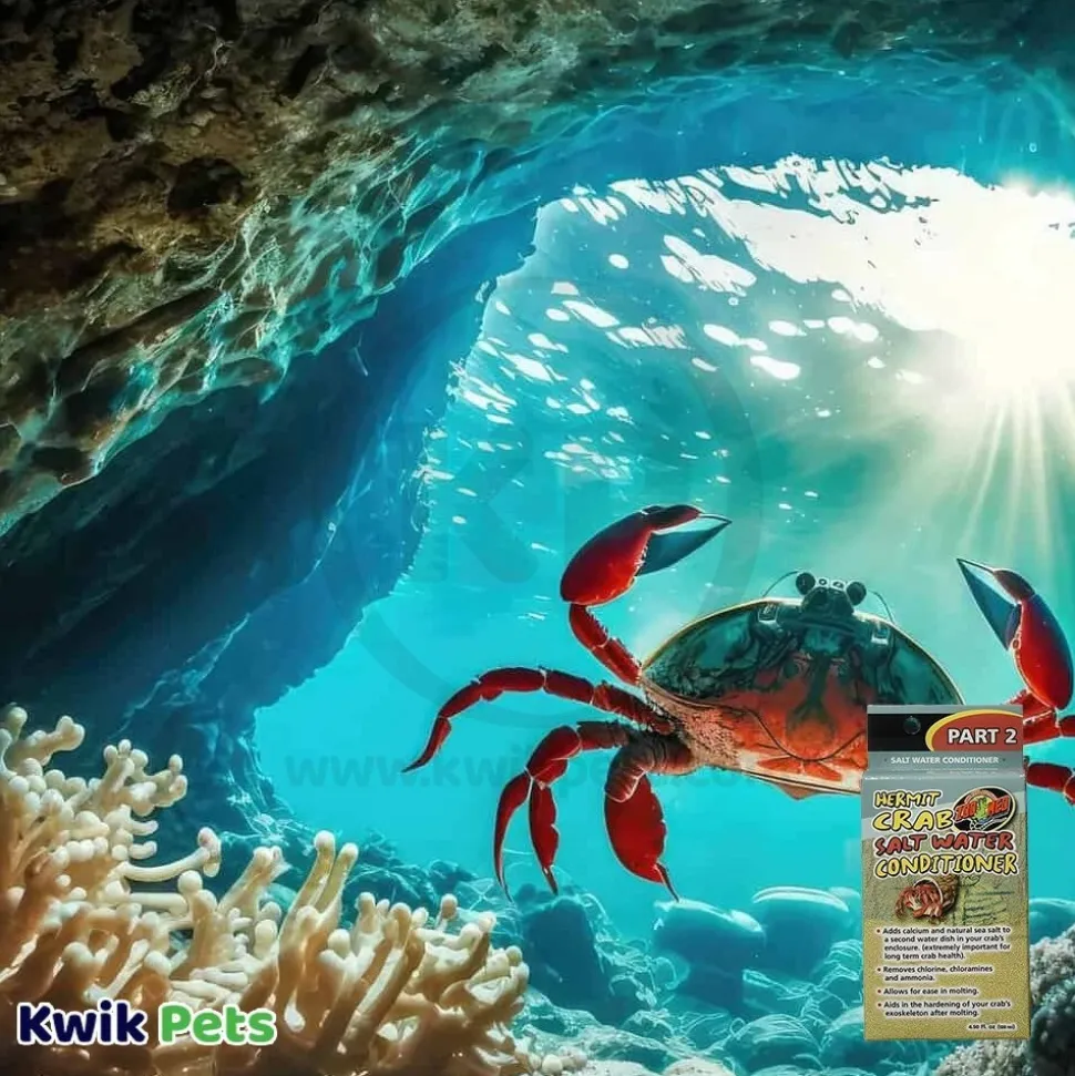 Zoo Med Hermit Crab Salt Water Conditioner 4.50-oz