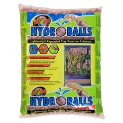 Zoo Med HydroBalls Expanded Clay Terrarium Substrate Brown 2.5-lb