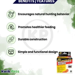 Zoo Med Mealworm Feeder White