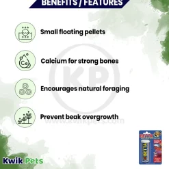 Zoo Med Micro Floating Betta Pellet Canister Fish Food 0.65-oz