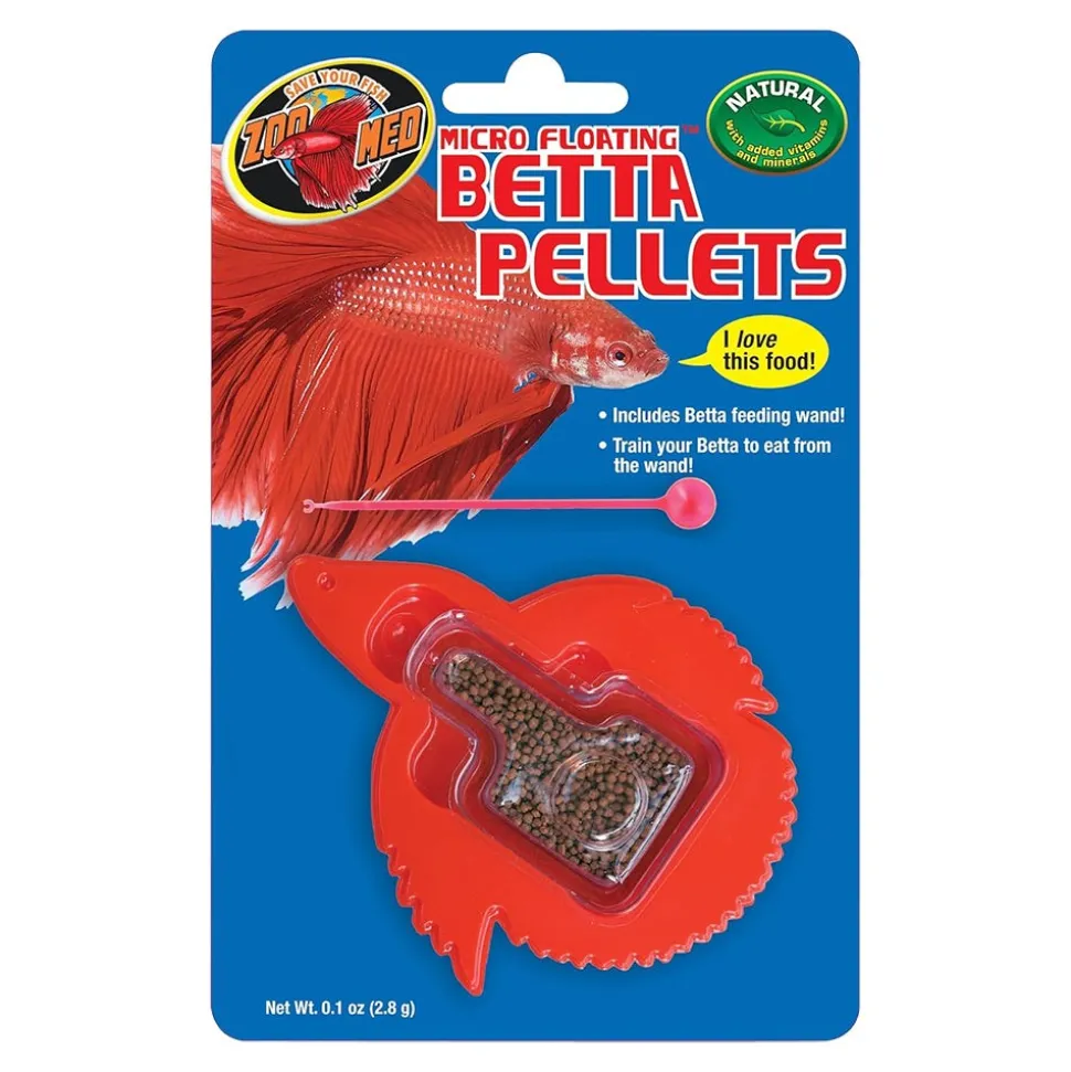 Zoo Med Micro Floating Betta Pellet Fish Food 0.15-oz