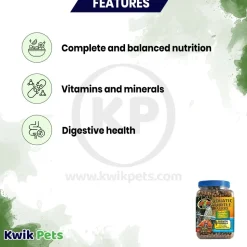 Zoo Med Natural Aquatic Turtle Dry Food Growth Formula 7.5-oz