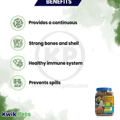Zoo Med Natural Aquatic Turtle Dry Food Growth Formula 7.5-oz