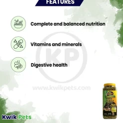 Zoo Med Natural Box Turtle Pellet Food 20-oz