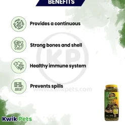 Zoo Med Natural Box Turtle Pellet Food 20-oz