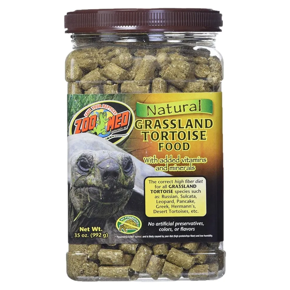Zoo Med Natural Grassland Tortoise Dry Food 35-oz
