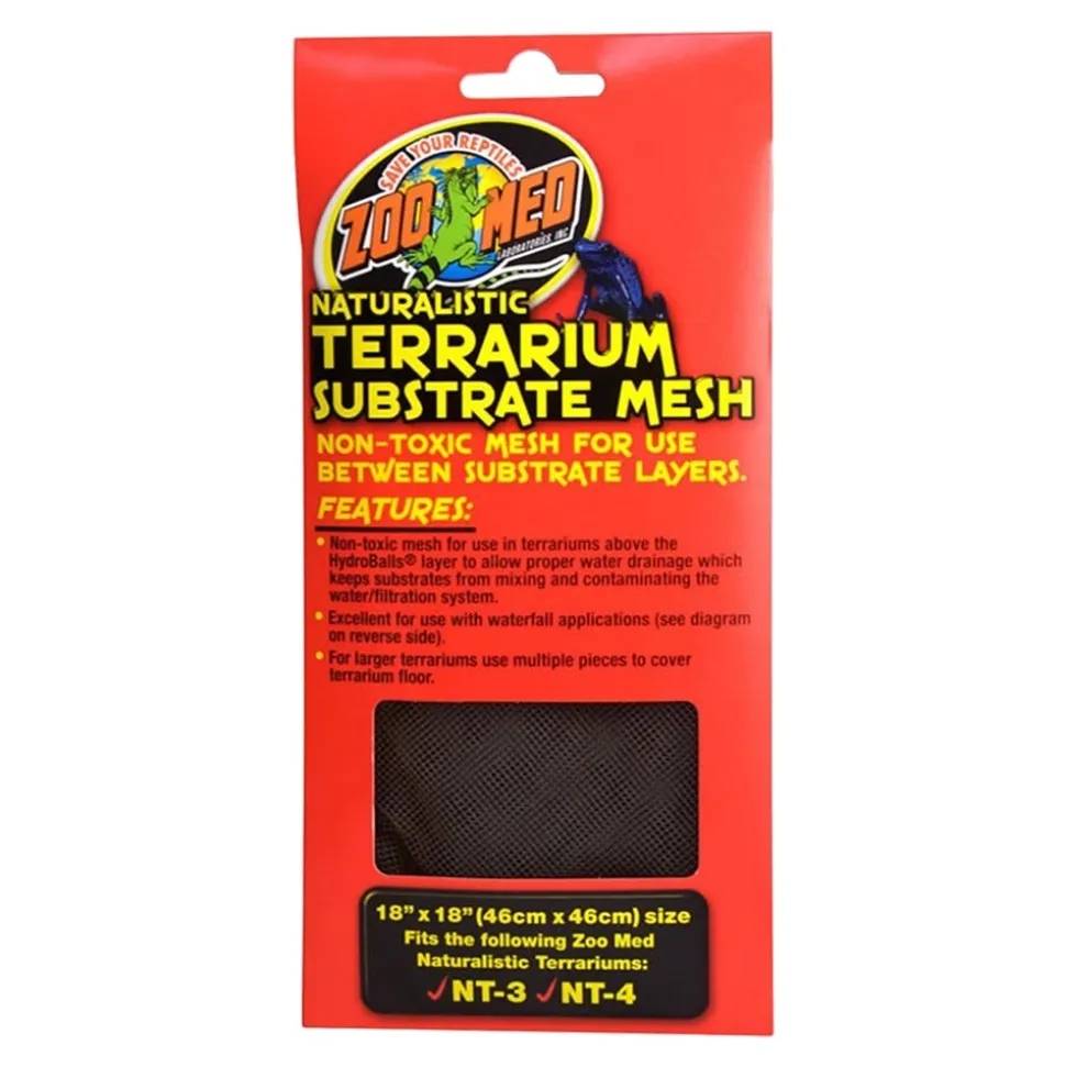 Zoo Med Naturalistic Terrarium Substrate Mesh Black 18 in X 18 in