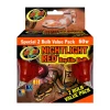 Zoo Med Nightlight Red Reptile Bulb 60W 2 Count