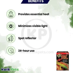 Zoo Med Nocturnal Infrared Heat Lamp 75W