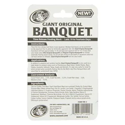 Zoo Med Original Banquet Fish Feeding Block Giant 1.4-oz