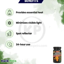 Zoo Med Premium Blended Tropical Fruit Flavor Crested Gecko Dry Food 4-oz