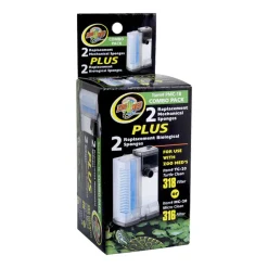Zoo Med Replacement Sponge Combo for Turtle Clean 318 or Micro Clean 316 Filters 4 Count