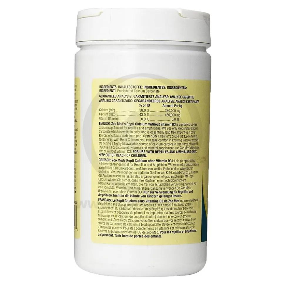 Zoo Med Repti Calcium with Vitamin D3 Reptile Supplement 12-oz