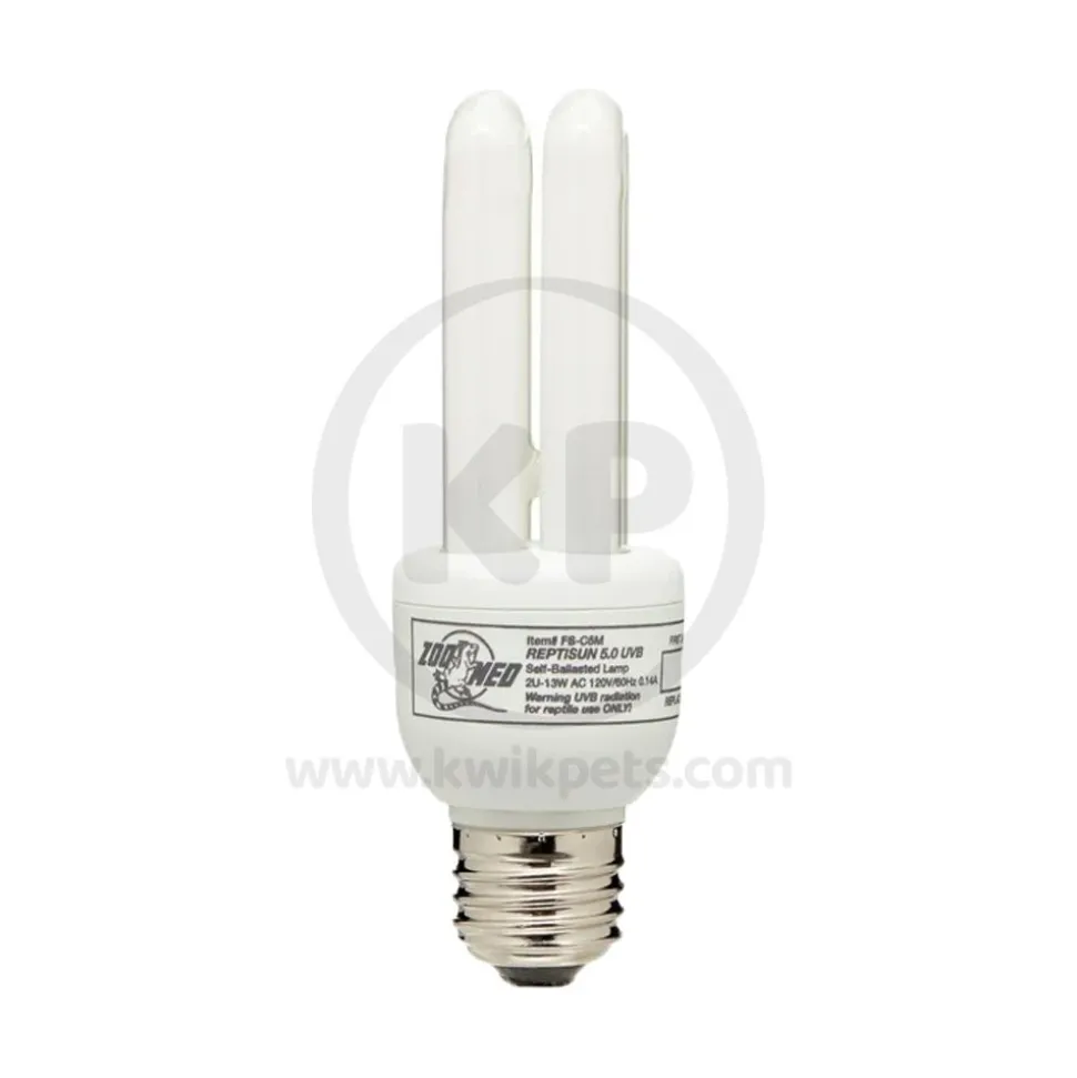 Zoo Med ReptiSun 5.0 UVB Tropical Mini Compact Fluorescent 13W
