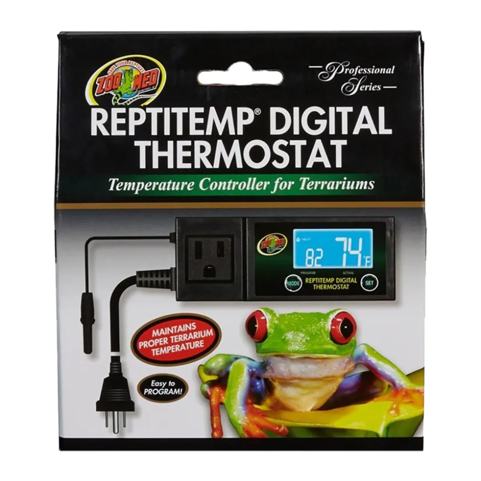 Zoo Med ReptiTemp Digital Thermostat Black