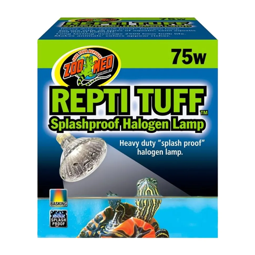 Zoo Med Repti Tuff Splashproof Halogen Lamp White 75W
