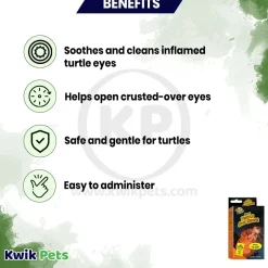 Zoo Med Repti Turtle Eye Drops for inflammed Eyes 2.25-oz