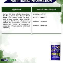 Zoo Med Spirulina 20 Flakes Fish Food 4-oz
