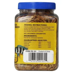 Zoo Med Sun-Dried Large Red Shrimp Reptile Food 2.5-oz