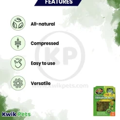 Zoo Med Terrarium Moss Substrate Green XL 30-40 gal