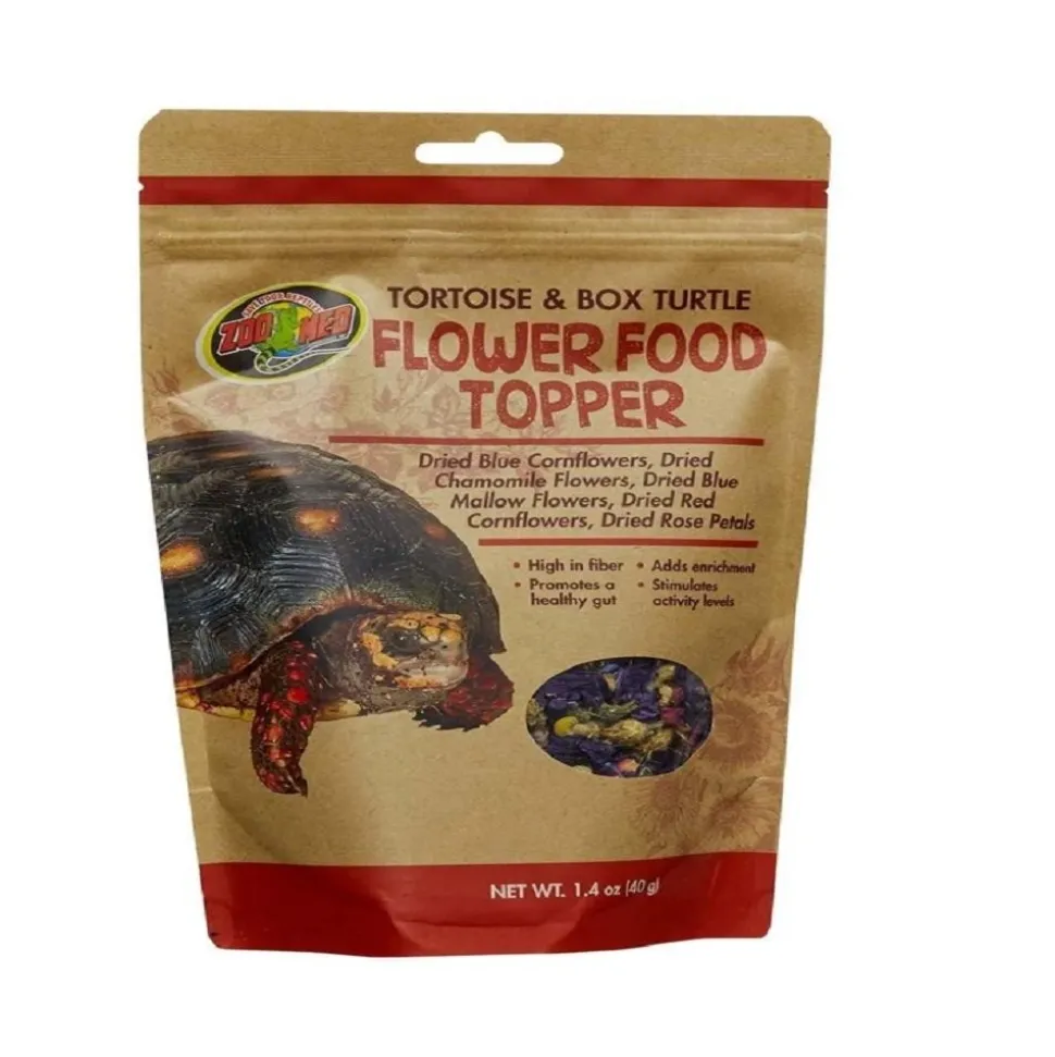 Zoo Med Tortoise & Box Turtle Flower Food Topper 1.4-oz