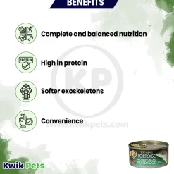Zoo Med Tortoise & Omnivorous Lizard Wet Food 6-oz