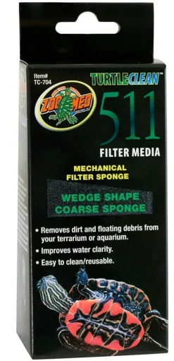 Zoo Med Turtle Clean 511 Wedge Shape Mechanical Filter Coarse Sponge