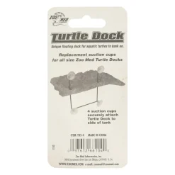 Zoo Med Turtle Dock Replacement Suction Cups Clear 4 Count