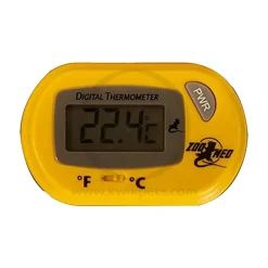 Zoo Med Yellow Digital Terrarium Thermometer