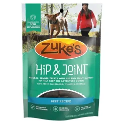 Zuke’s Hip & Joint Soft & Chewy Dog Treats Beef Recipe 6-oz