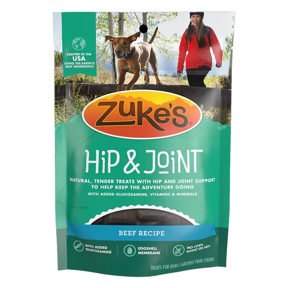 Zuke’s Hip & Joint Soft & Chewy Dog Treats Beef Recipe 1-lb